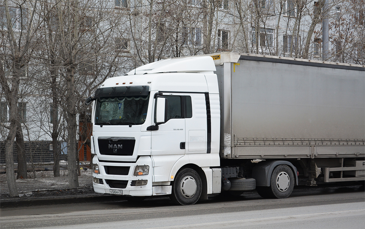 Тюменская область, № Е 500 МУ 72 — MAN TGX ('2007) 18.400