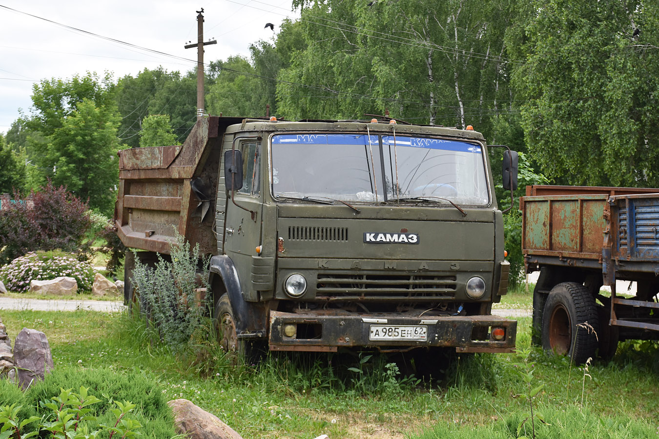 Рязанская область, № А 985 ЕН 62 — КамАЗ-5511