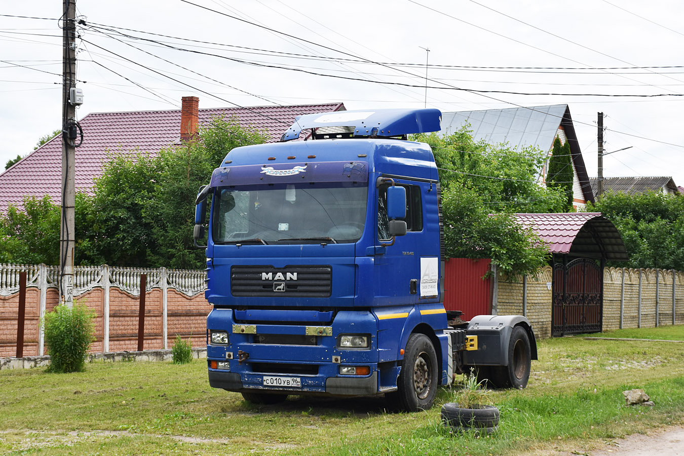 Свердловская область, № С 010 УВ 96 — MAN TGA 18.480