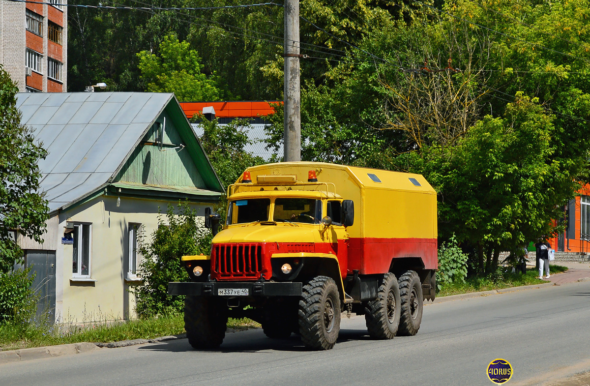 Калужская область, № М 337 УЕ 40 — Урал-43203