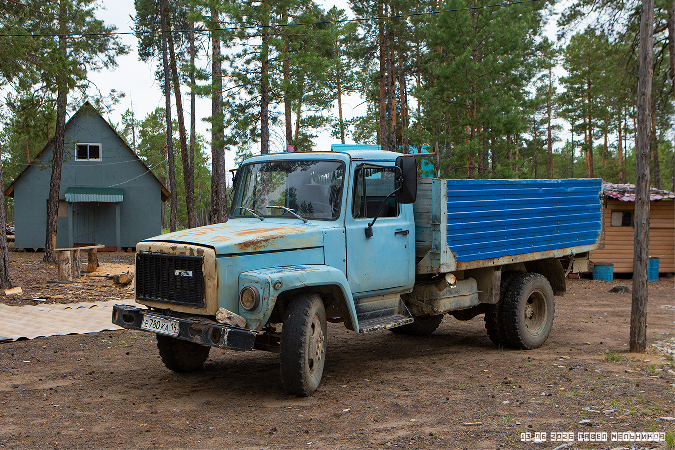 Саха (Якутия), № Е 780 КА 14 — ГАЗ-3307