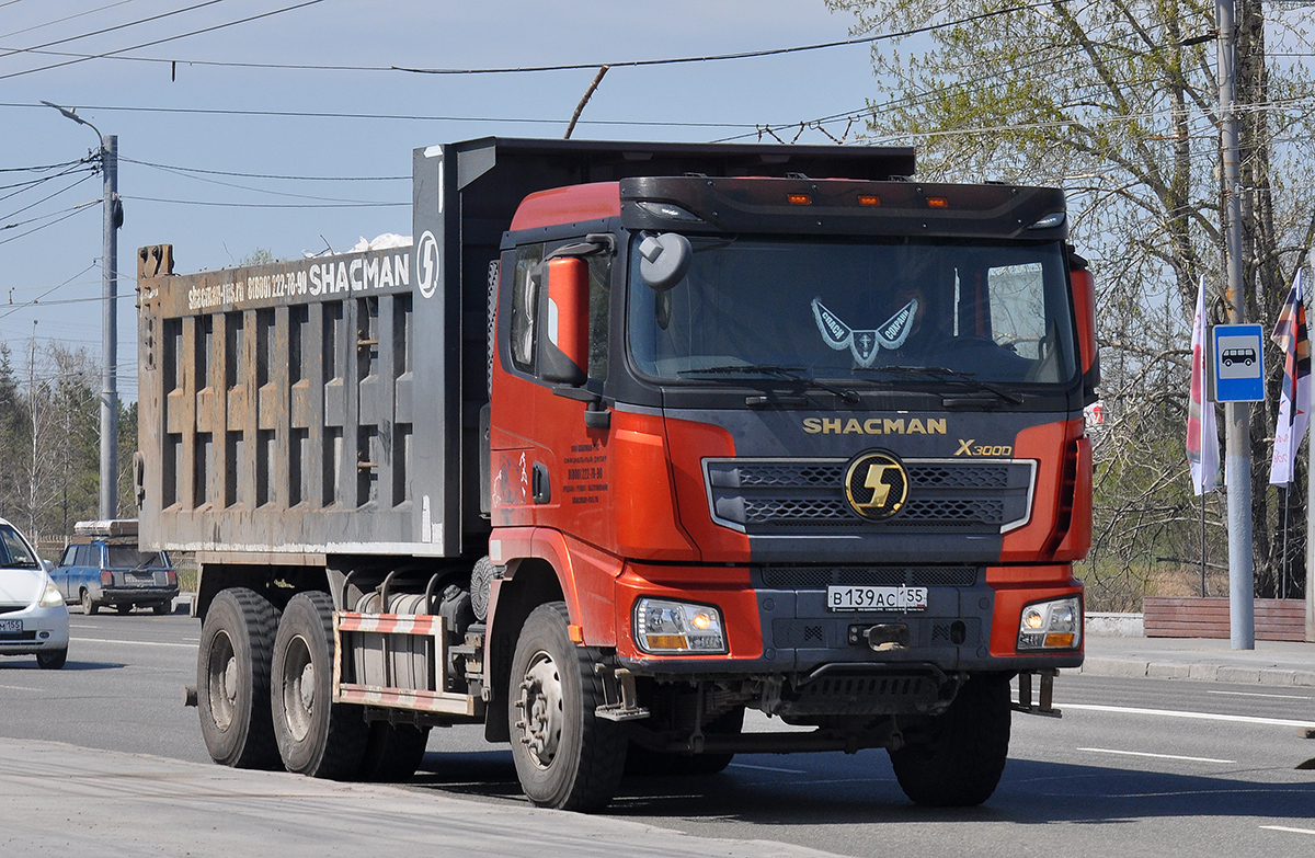 Омская область, № В 139 АС 155 — Shaanxi Shacman X3000 SX3258