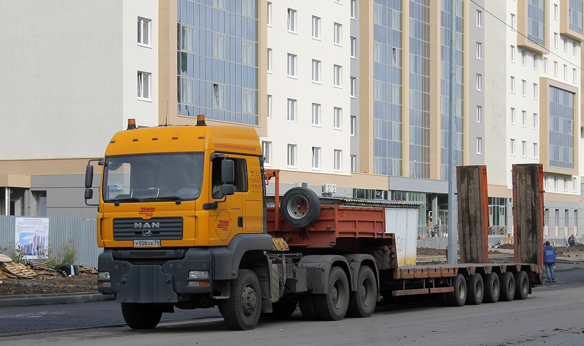 Челябинская область, № У 008 ОХ 74 — MAN TGA 33.480