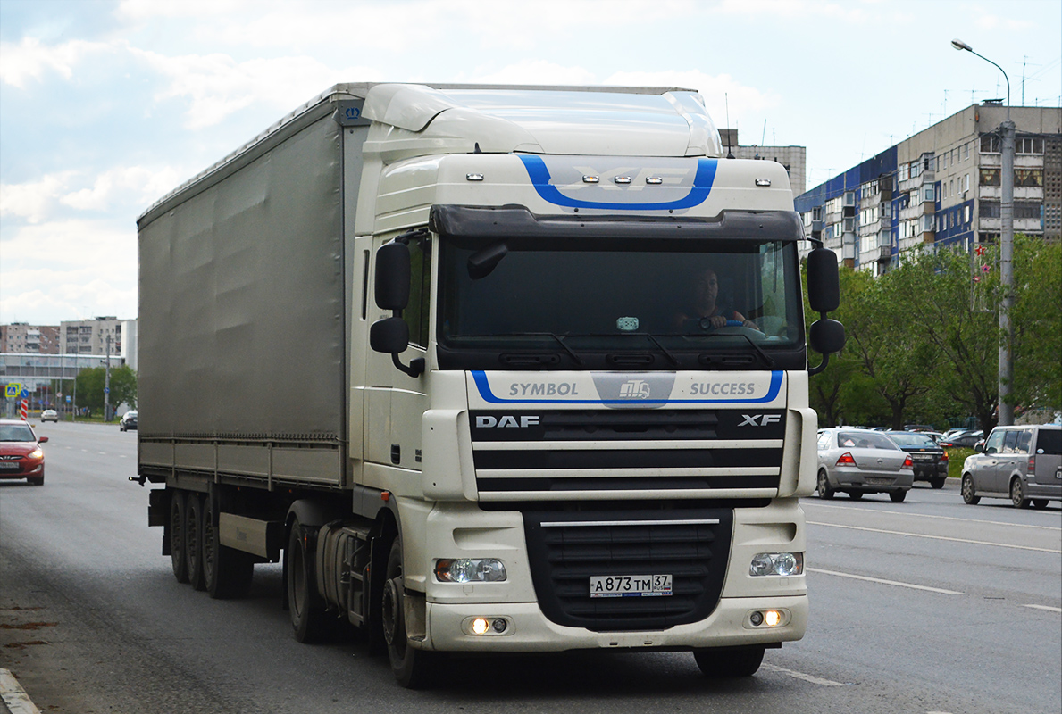 Ивановская область, № А 873 ТМ 37 — DAF XF105 FT