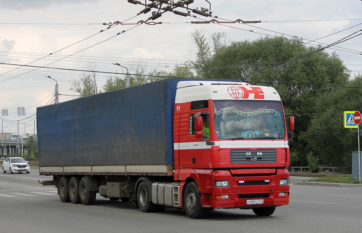 Челябинская область, № С 698 ТС 174 — MAN TGA 18.410