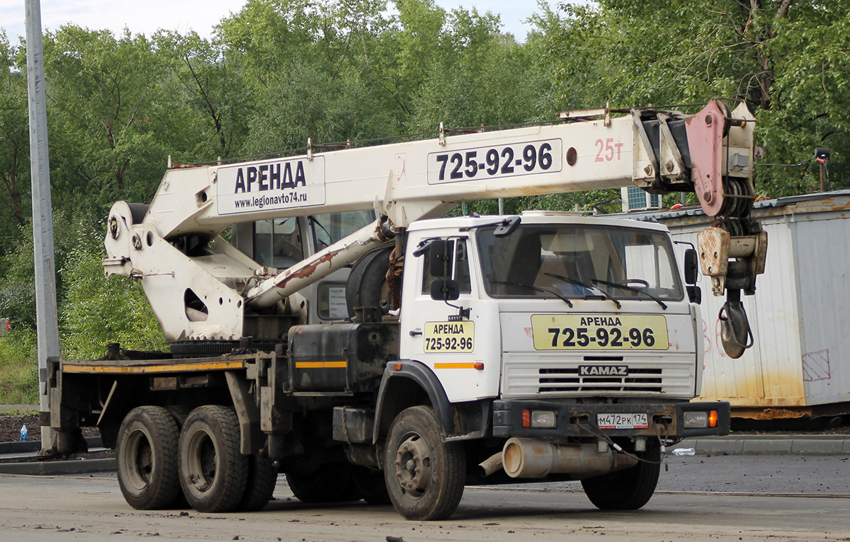 Челябинская область, № М 472 РК 174 — КамАЗ-65115-62
