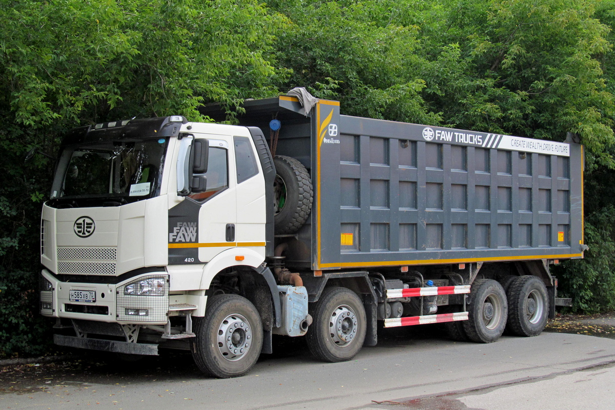 Томская область, № Н 585 ХВ 70 — FAW J6 CA3310