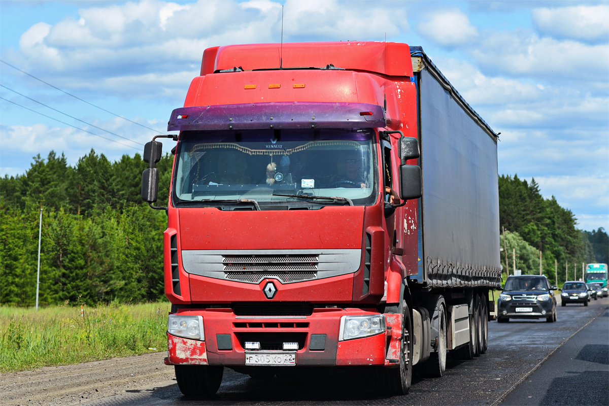 Алтайский край, № Р 305 ХО 22 — Renault Premium ('2006)