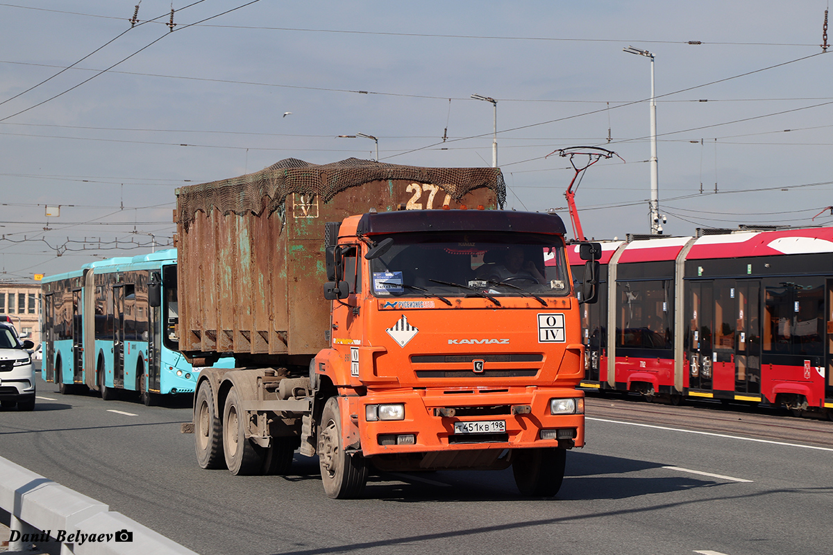 Санкт-Петербург, № Т 451 КВ 198 — КамАЗ-6520 (общая модель)