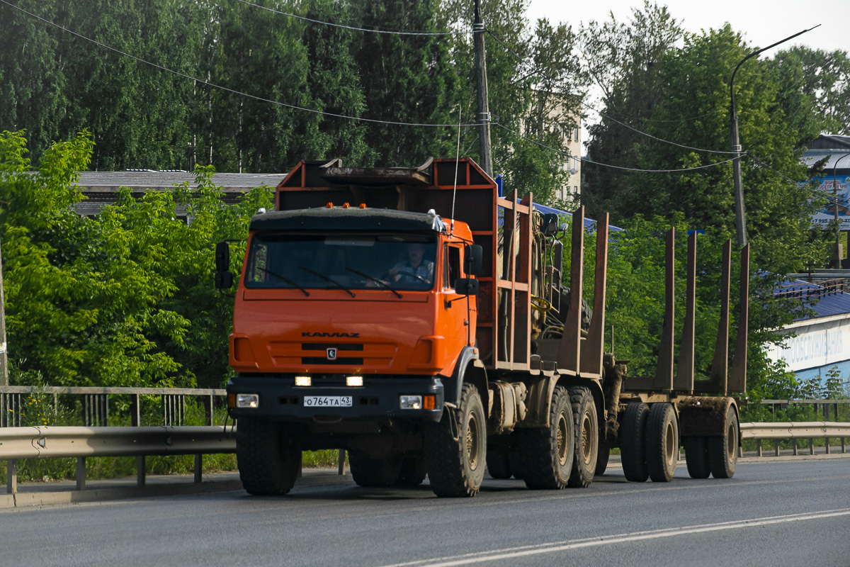 Кировская область, № О 764 ТА 43 — КамАЗ-43118 (общая модель)