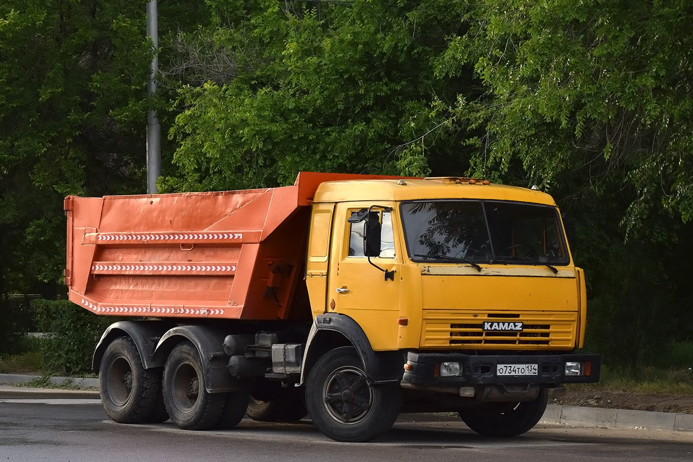 Волгоградская область, № О 734 ТО 134 — КамАЗ-5410