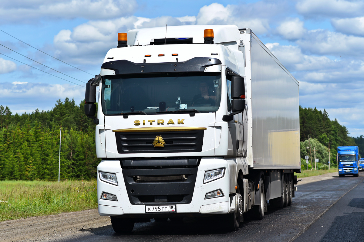 Удмуртия, № К 795 ТТ 18 — Sitrak C7H ZZ4186