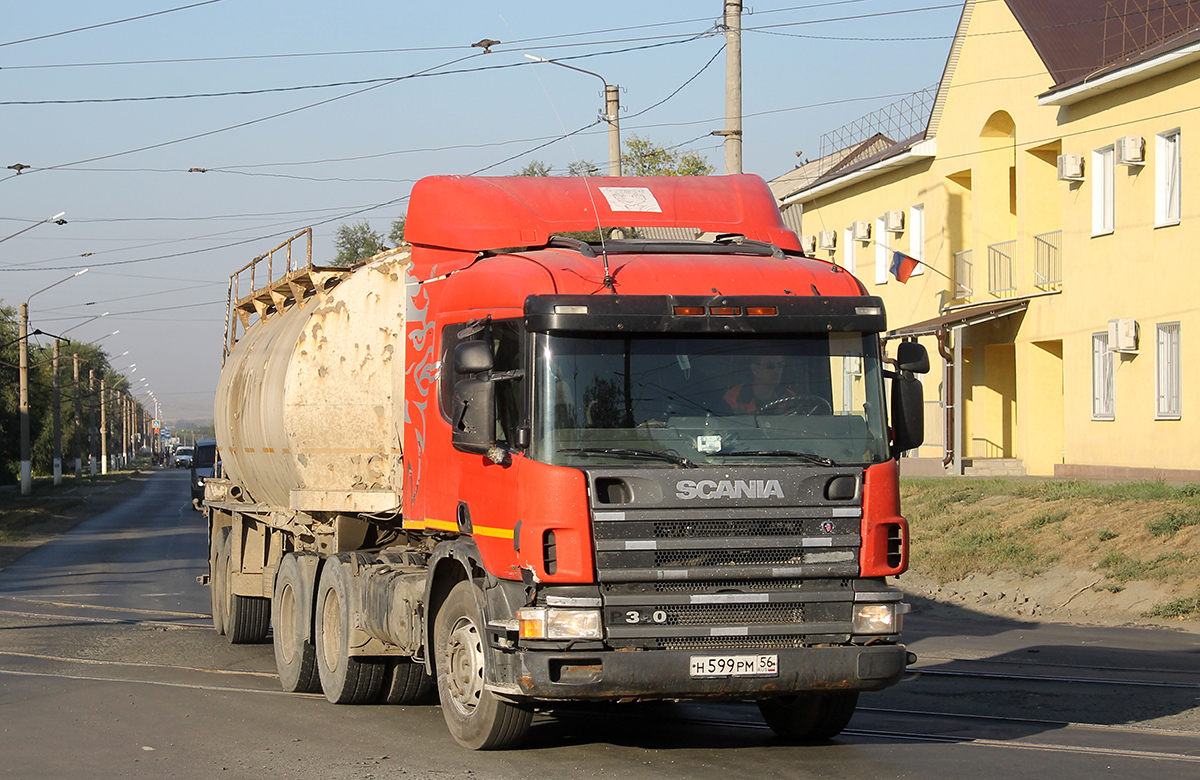 Оренбургская область, № Н 599 РМ 56 — Scania ('1996) P114G