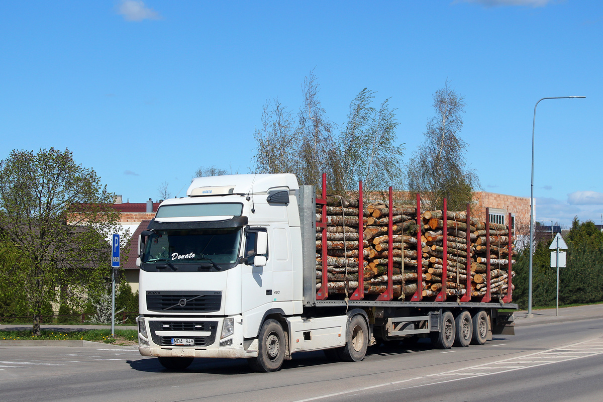 Литва, № MDA 849 — Volvo ('2008) FH.460