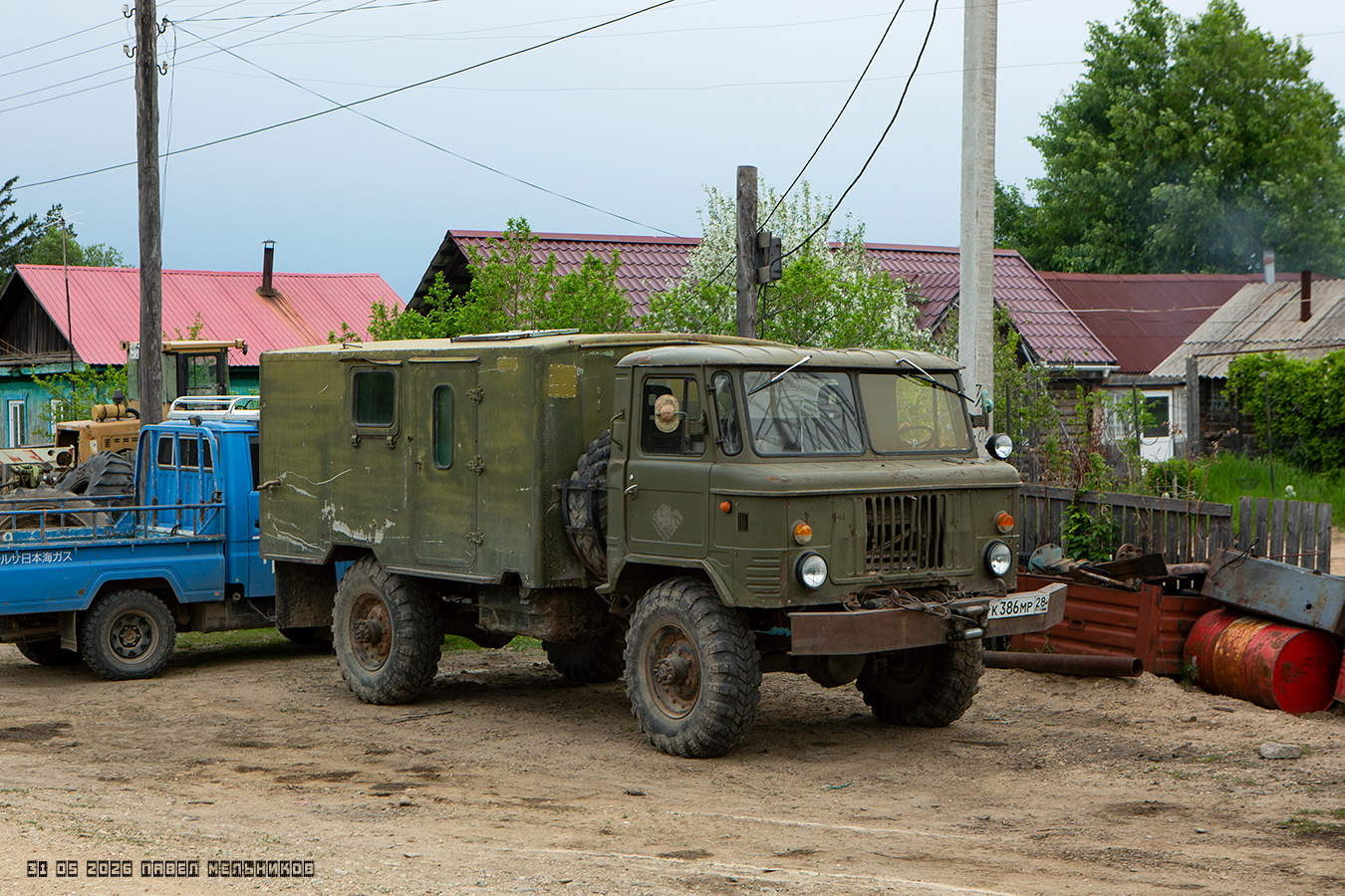 Амурская область, № К 386 МР 28 — ГАЗ-66-01