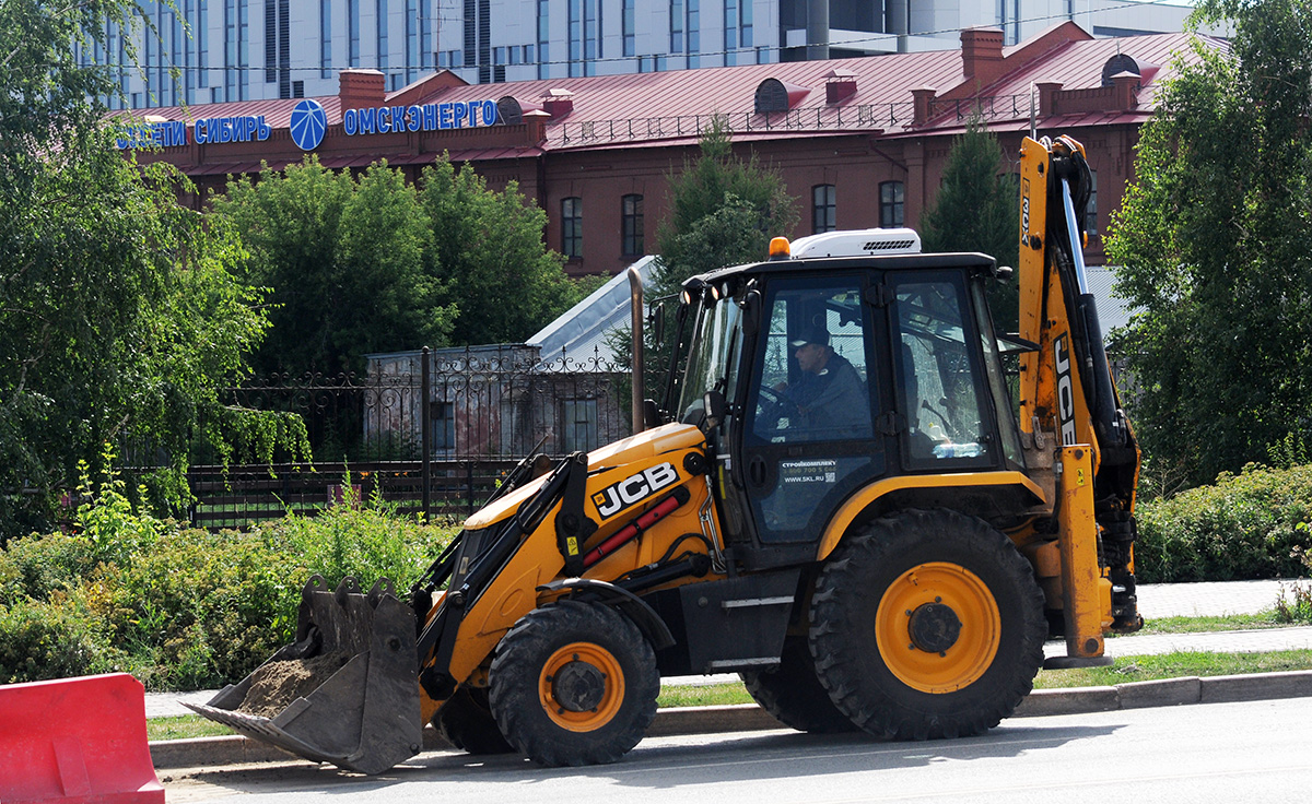 Омская область, № 5501 АВ 55 — JCB 3CX