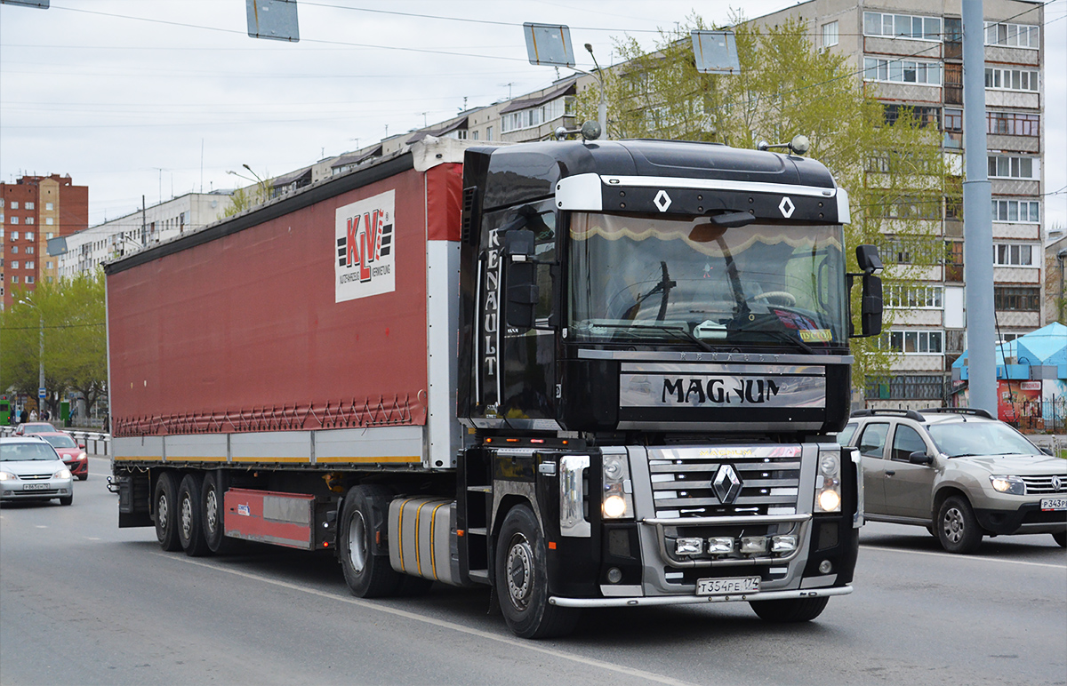 Челябинская область, № Т 354 РЕ 174 — Renault Magnum ('2008)