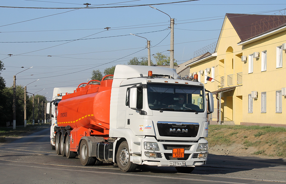 Оренбургская область, № У 231 ЕА 56 — MAN TGS 19.360