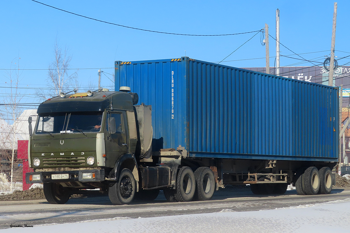 Саха (Якутия), № К 985 ЕМ 14 — КамАЗ-5410