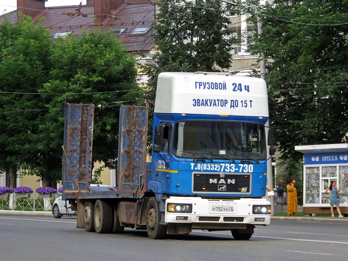 Кировская область, № Р 752 ХА 43 — MAN F2000 24.xxx (общая)