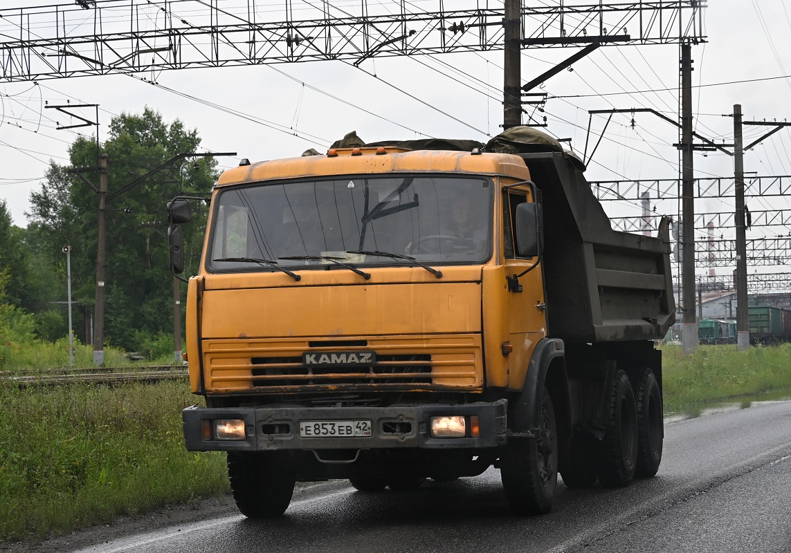 Кемеровская область, № Е 853 ЕВ 42 — КамАЗ-55111-01 [55111A]