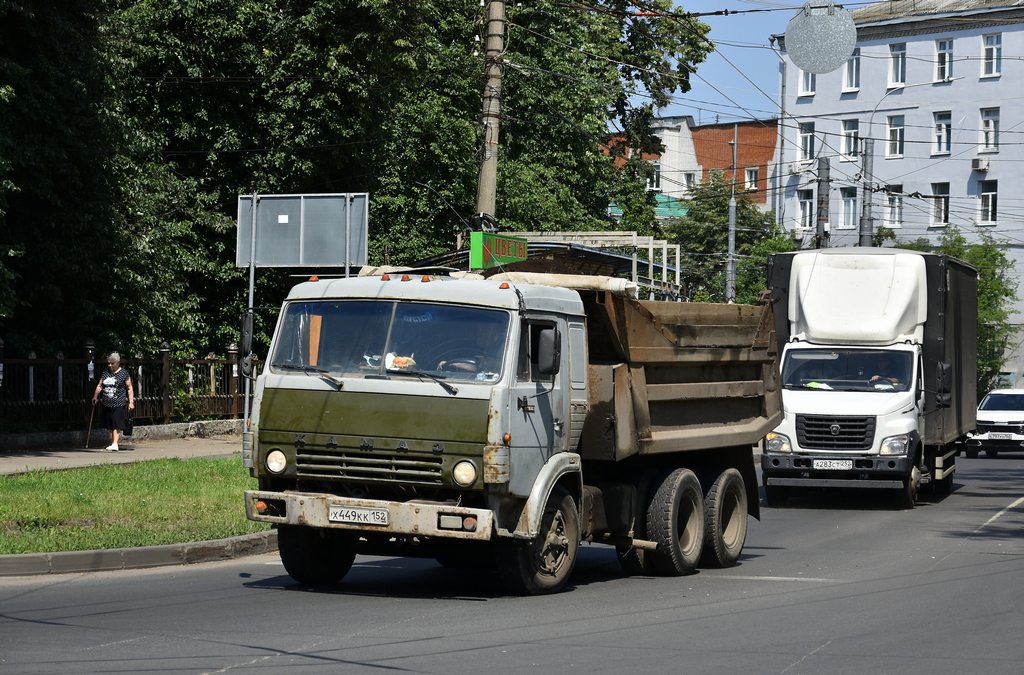 Нижегородская область, № Х 449 КК 152 — КамАЗ-55111 (общая модель)