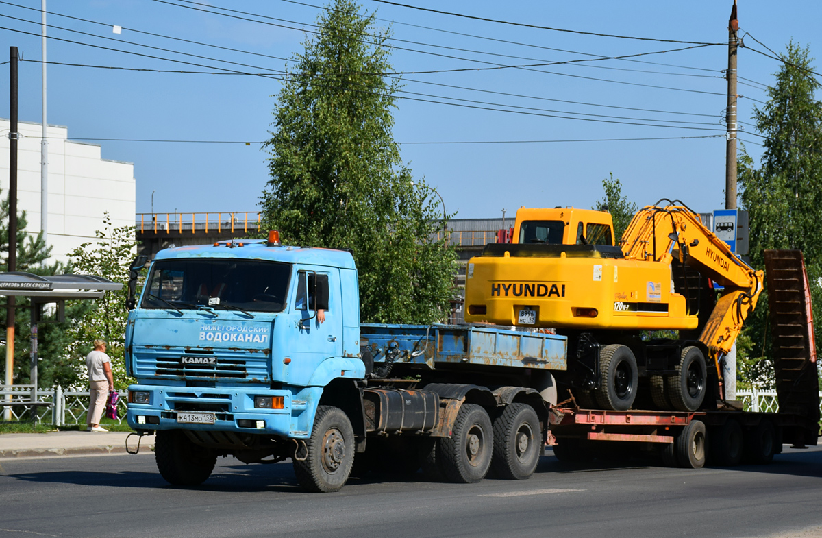 Нижегородская область, № К 413 МО 152 — КамАЗ-65225-22 [65225Y]; Нижегородская область, № 8996 НС 52 — Hyundai R170W