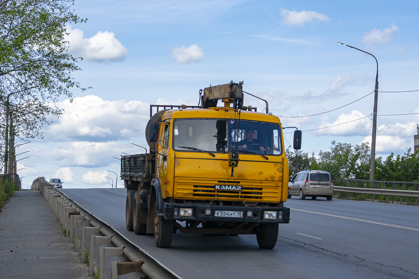 Удмуртия, № К 554 НТ 18 — КамАЗ-53212