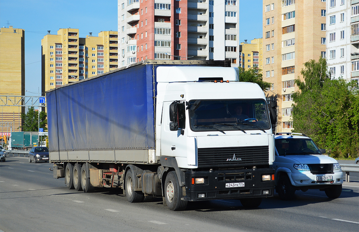 Челябинская область, № А 243 РК 174 — МАЗ-5440A8