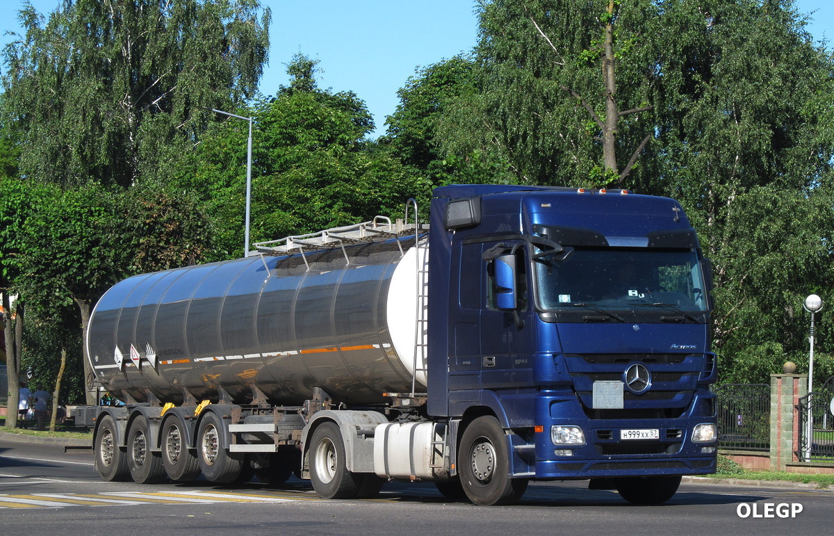 Орловская область, № Н 999 ХХ 57 — Mercedes-Benz Actros ('2009) 1844