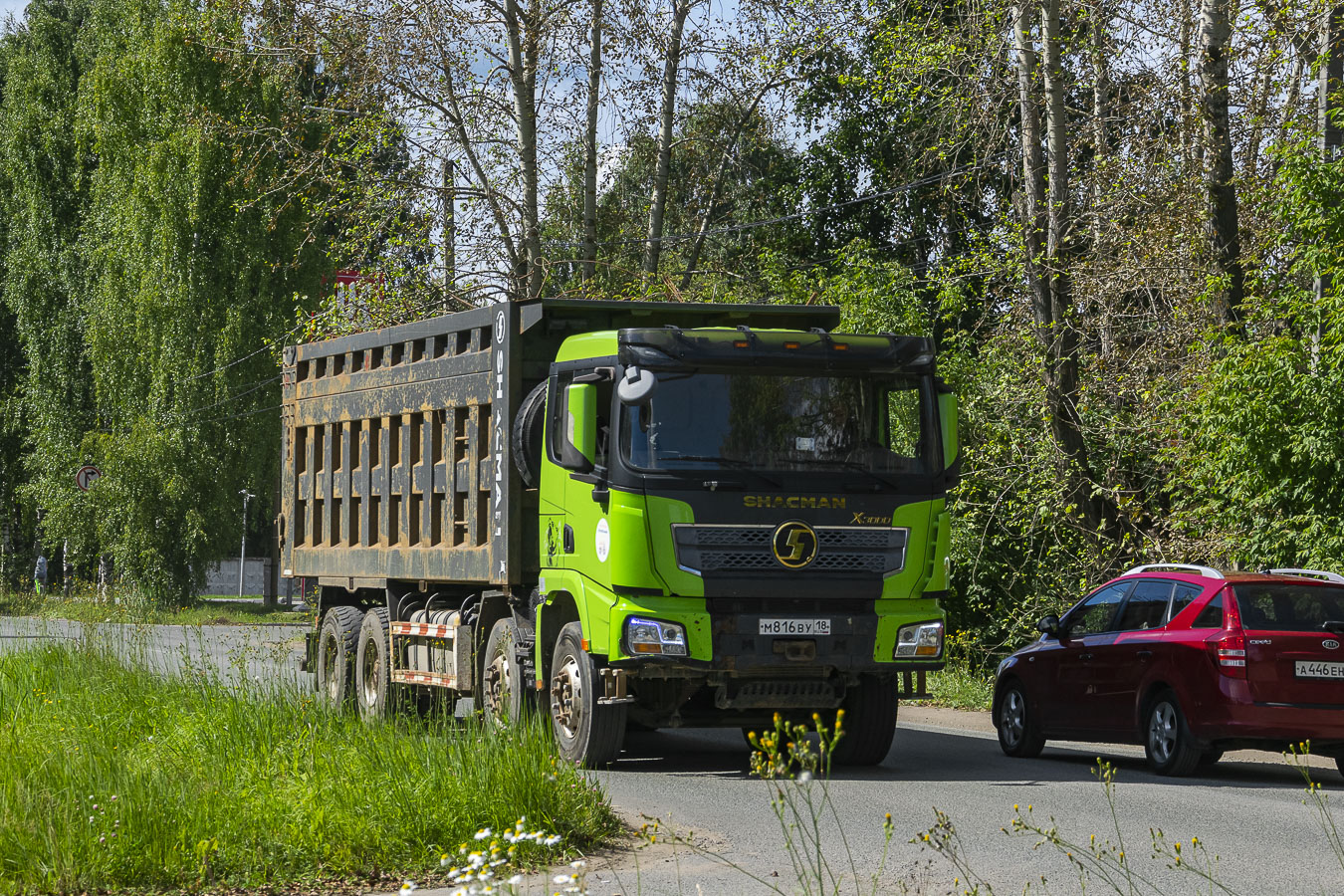 Удмуртия, № М 816 ВУ 18 — Shaanxi Shacman X3000 SX3318