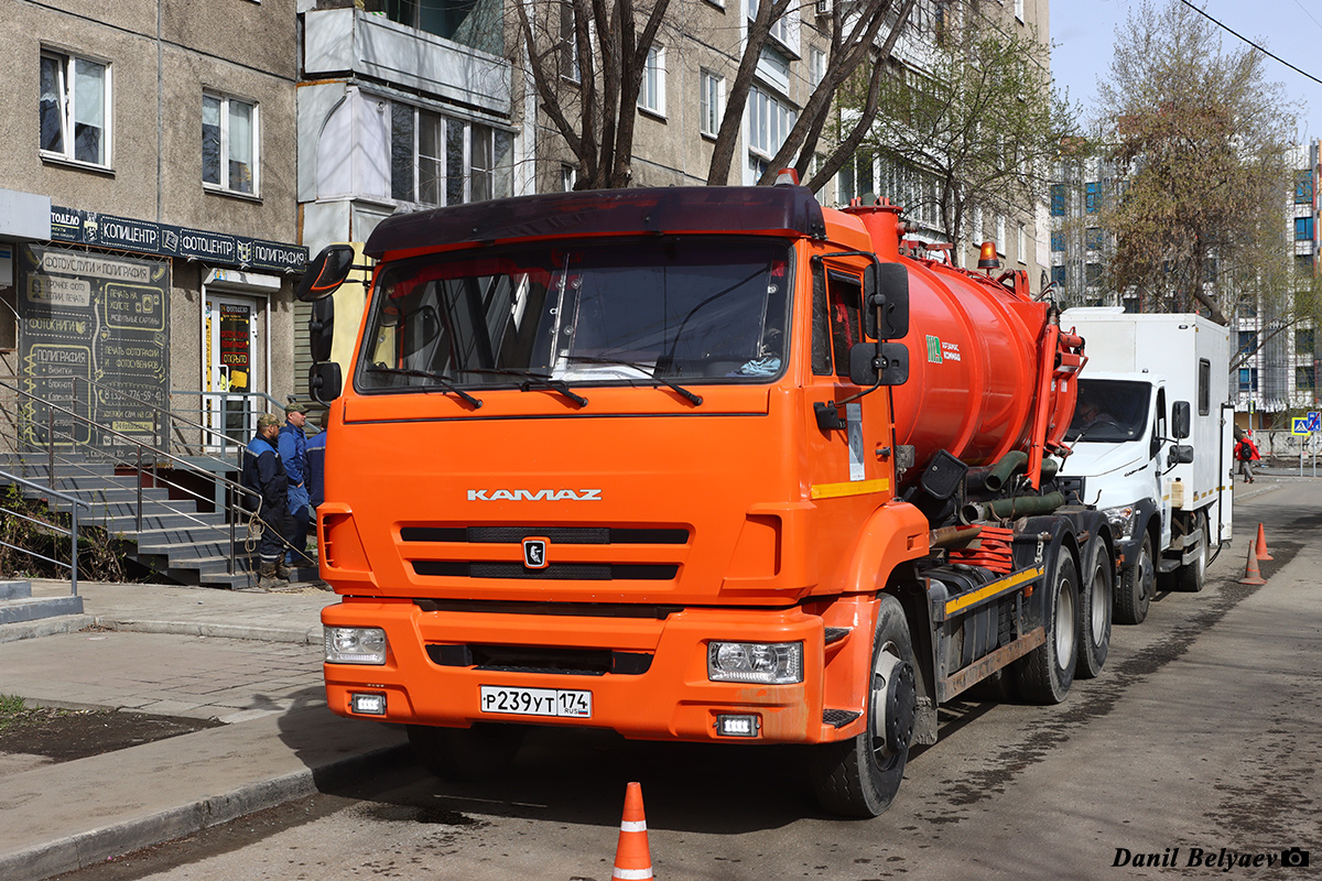 Челябинская область, № Р 239 УТ 174 — КамАЗ-65115 (общая модель)