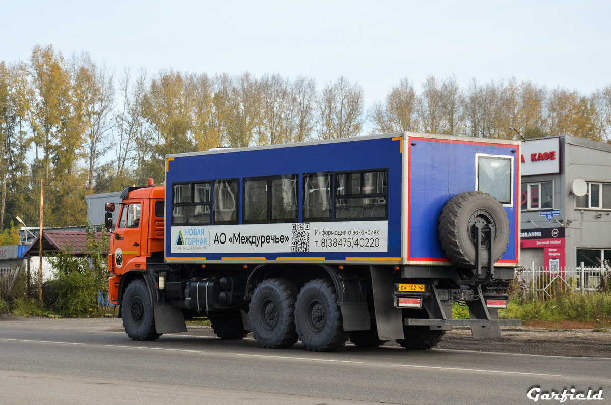 Кемеровская область, № ВА 102 42 — КамАЗ-5350 (общая модель)