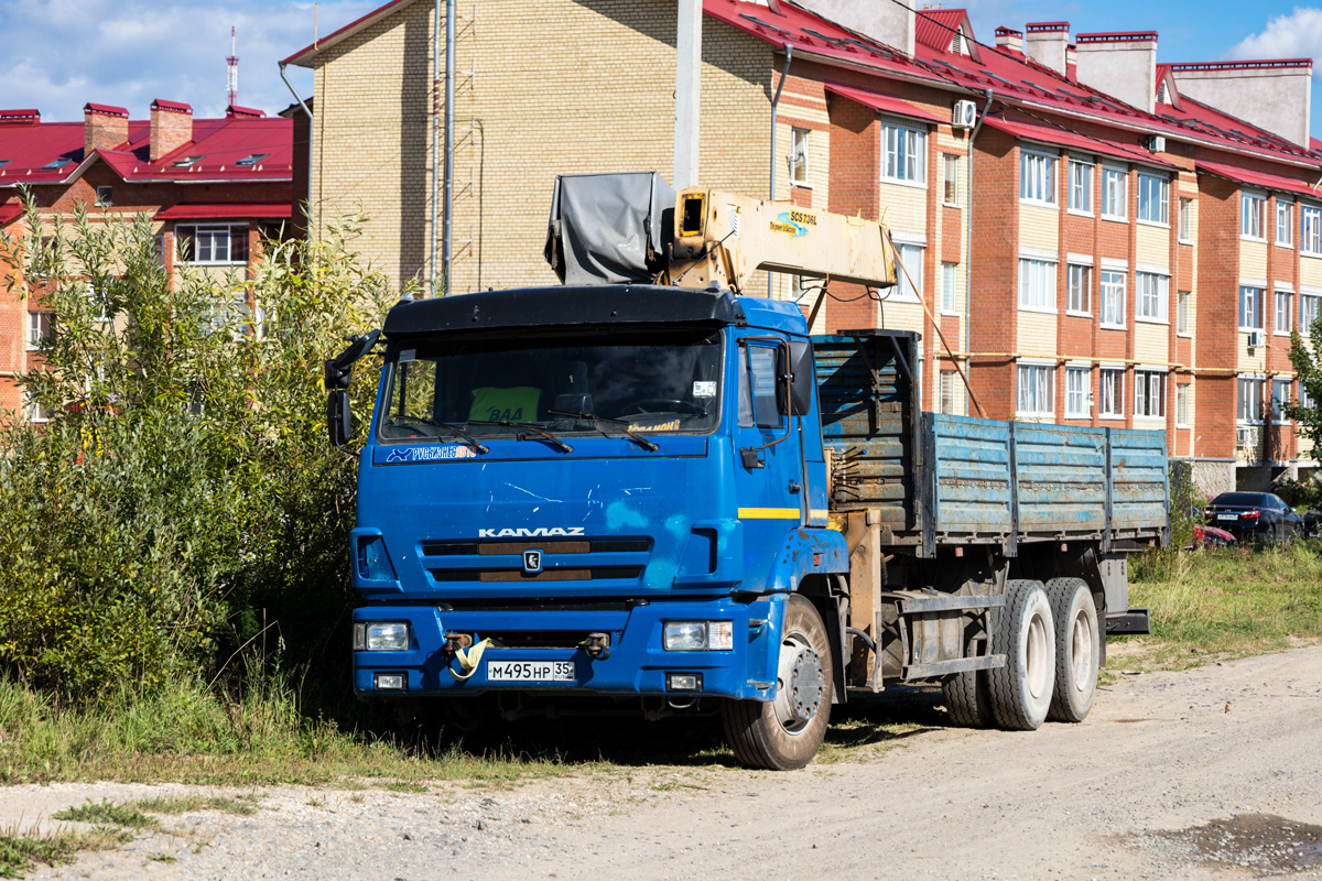 Вологодская область, № М 495 НР 35 — КамАЗ-65117-N3(78)