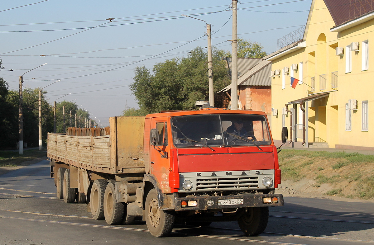 Оренбургская область, № Е 348 СХ 56 — КамАЗ-5410