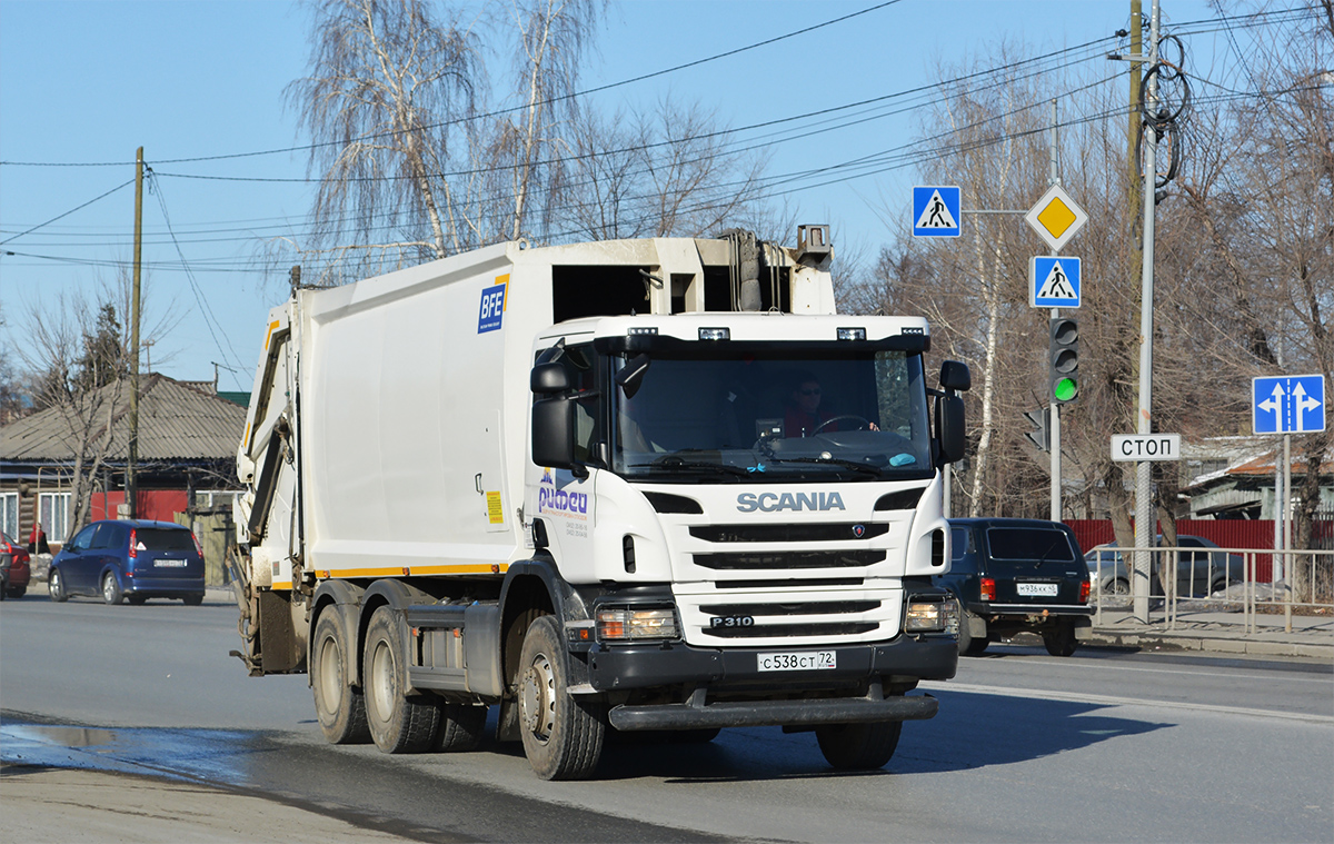 Тюменская область, № С 538 СТ 72 — Scania ('2011) P310