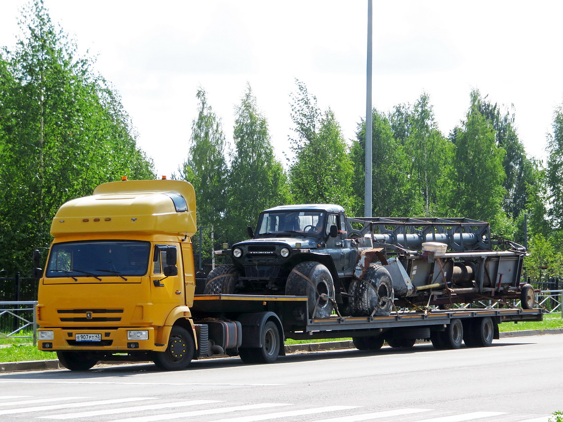 Кировская область, № Е 907 РТ 43 — КамАЗ-4308 (общая модель)