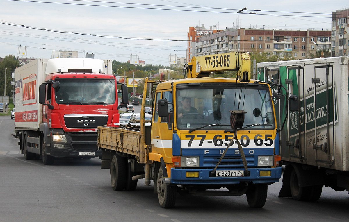 Челябинская область, № Е 823 РТ 74 — Mitsubishi Fuso Fighter