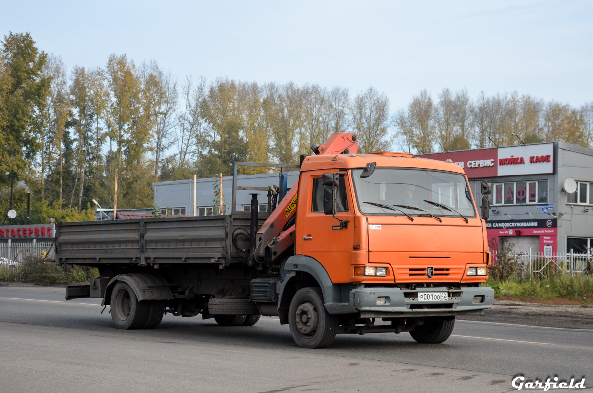 Кемеровская область, № Р 001 ОО 42 — КамАЗ-4308 (общая модель)