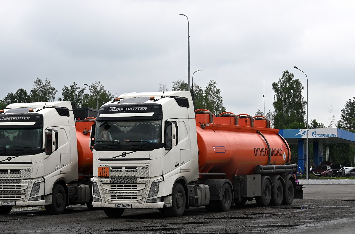 Оренбургская область, № К 393 ВУ 156 — Volvo ('2012) FH.420 [X9P]