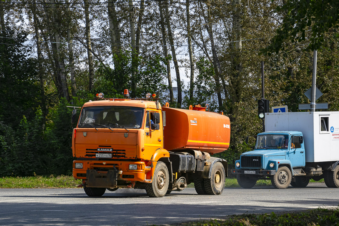 Удмуртия, № К 255 ТО 18 — КамАЗ-53229-01 [53229A]