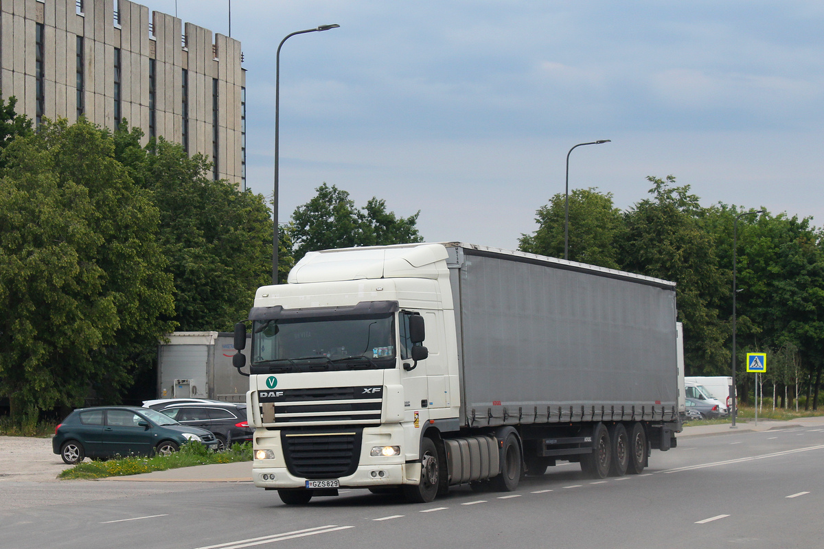 Литва, № GZS 829 — DAF XF105 FT