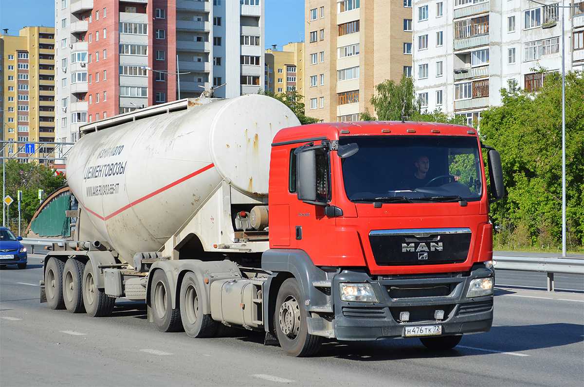 Тюменская область, № Н 476 ТК 72 — MAN TGS 26.400