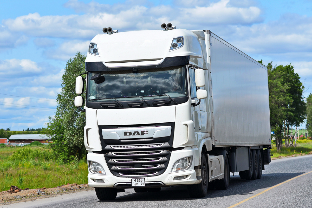 Чувашия, № М 565 НО 21 — DAF XF Euro6 FT