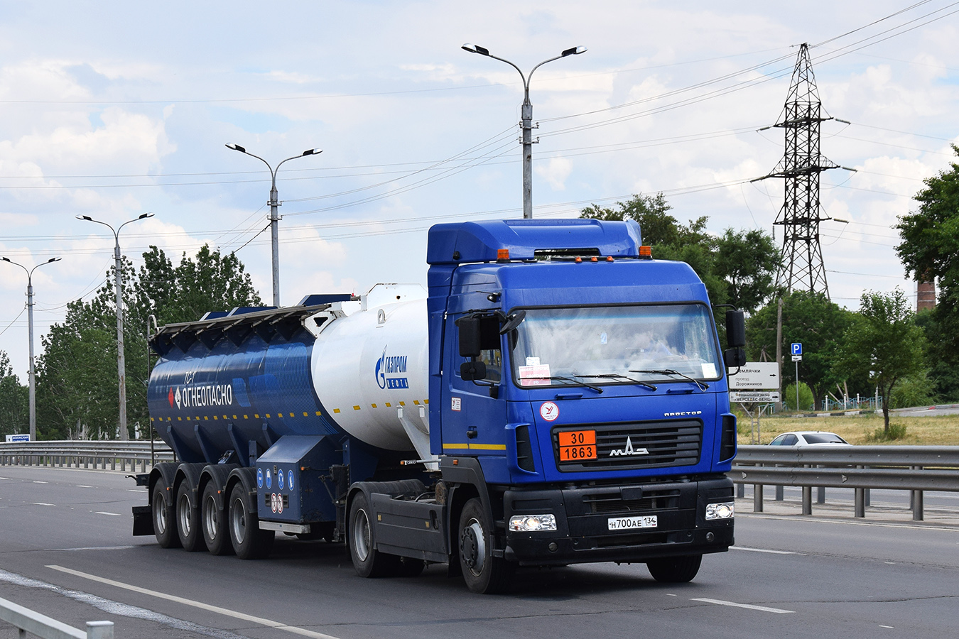 Волгоградская область, № Н 700 АЕ 134 — МАЗ-544028