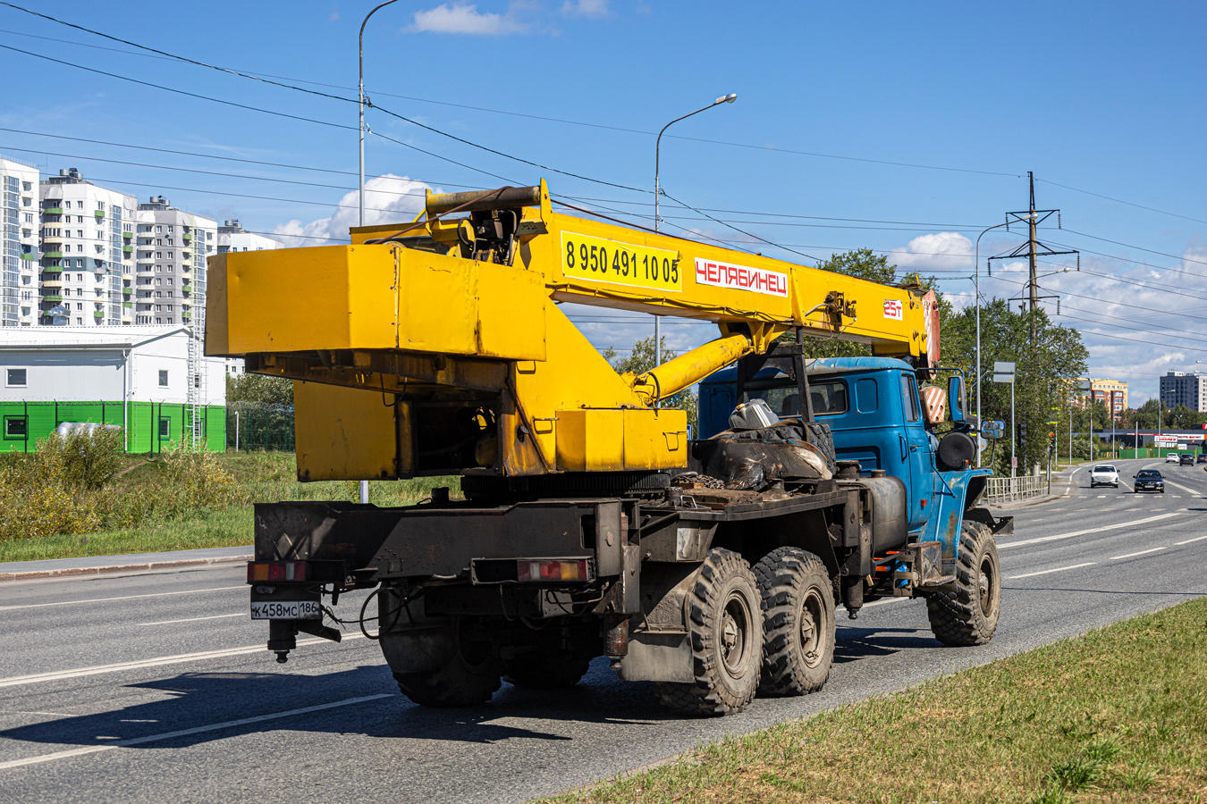 Ханты-Мансийский автоном.округ, № К 458 МС 186 — Урал-4320 / 5557 (общая модель)