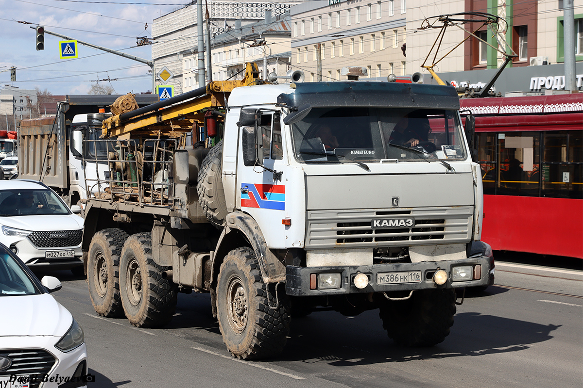 Татарстан, № М 386 НК 116 — КамАЗ-43114 (общая модель)
