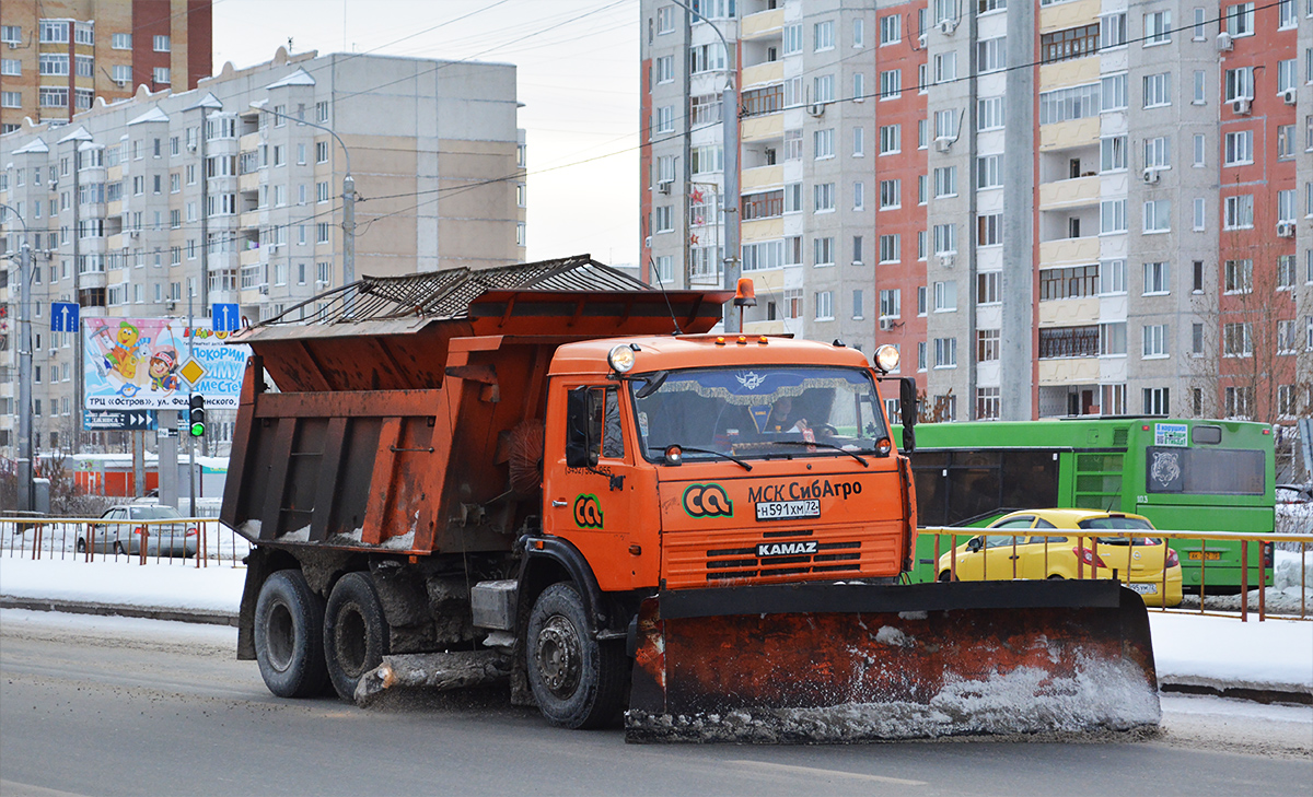 Тюменская область, № Н 591 ХМ 72 — КамАЗ-65115-42