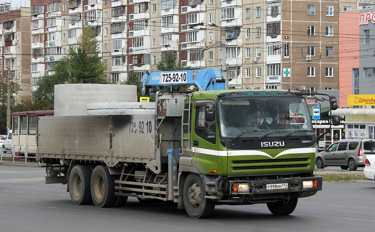 Челябинская область, № Р 998 ММ 174 — Isuzu Giga (общая модель)