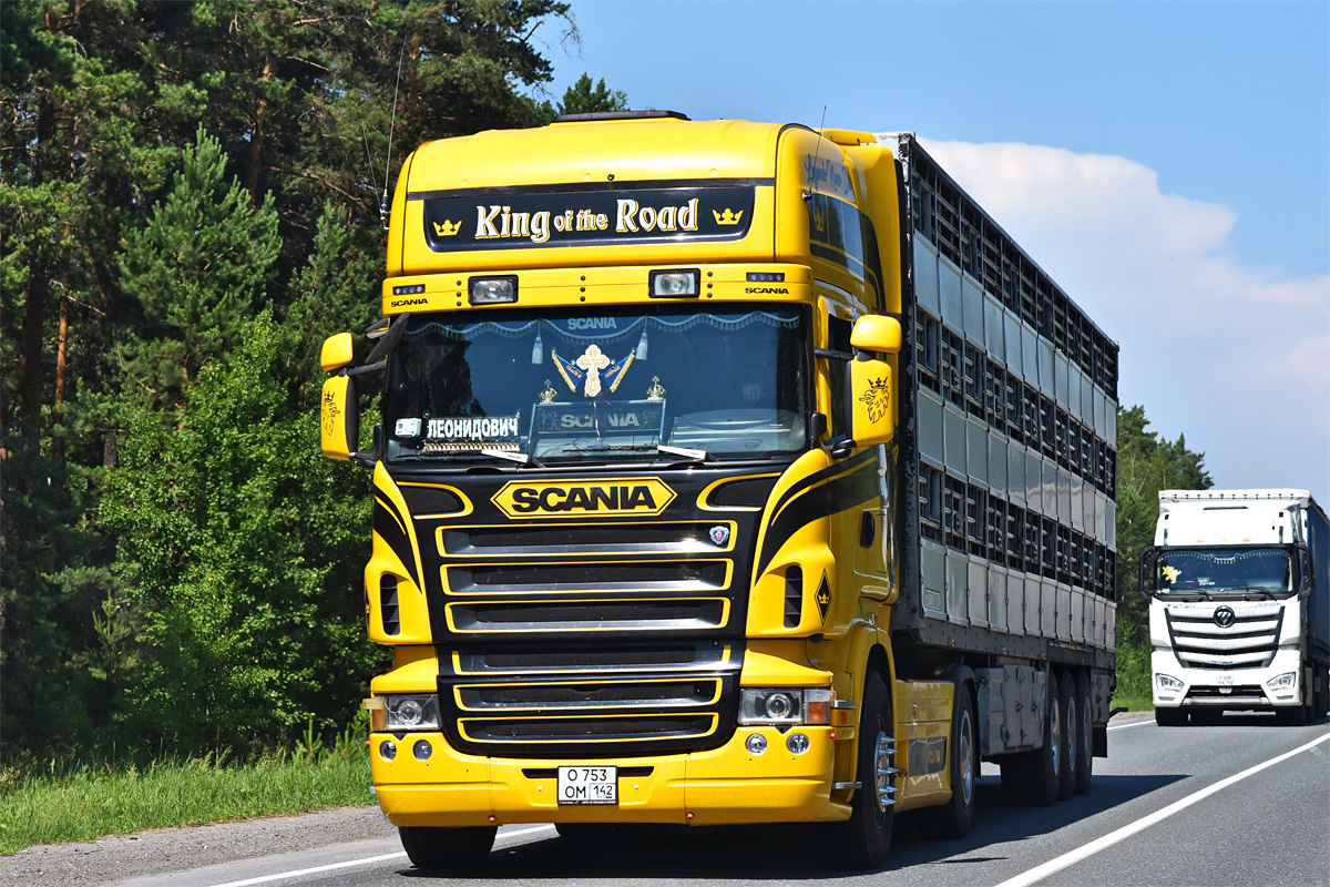 Кемеровская область, № О 753 ОМ 142 — Scania  (общая модель)